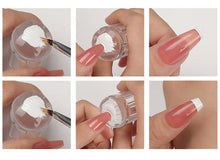 Load image into Gallery viewer, French Manicure Jelly Nail Stamper (clear)