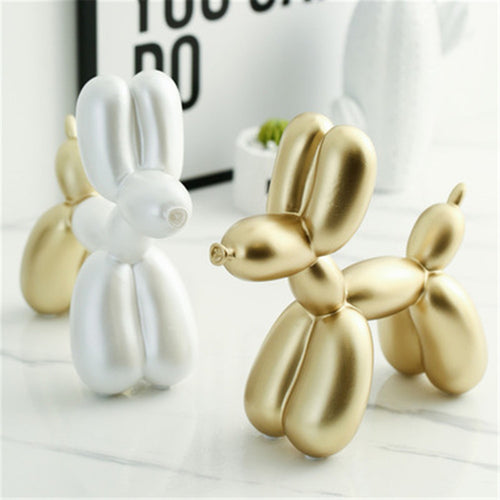 INS Nordic Creative Resin Balloon Dog Gift Living Room Liquor Cabinet Milk Tea Shop Desktop Decoration Animal Girl Gift