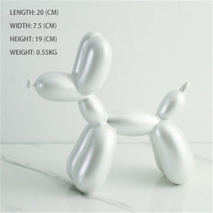 INS Nordic Creative Resin Balloon Dog Gift Living Room Liquor Cabinet Milk Tea Shop Desktop Decoration Animal Girl Gift