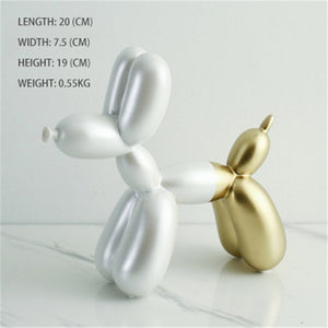 INS Nordic Creative Resin Balloon Dog Gift Living Room Liquor Cabinet Milk Tea Shop Desktop Decoration Animal Girl Gift