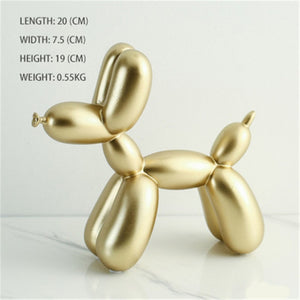 INS Nordic Creative Resin Balloon Dog Gift Living Room Liquor Cabinet Milk Tea Shop Desktop Decoration Animal Girl Gift