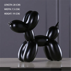 INS Nordic Creative Resin Balloon Dog Gift Living Room Liquor Cabinet Milk Tea Shop Desktop Decoration Animal Girl Gift