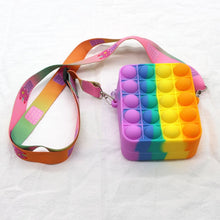 Load image into Gallery viewer, Pop It Rainbow Shoulder Bags