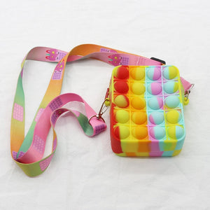 Pop It Rainbow Shoulder Bags