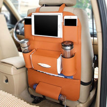 Load image into Gallery viewer, Multi-Use Leather Back Seat Storage Organizer