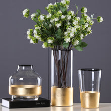 Load image into Gallery viewer, European Flower Vase with Gold Foil