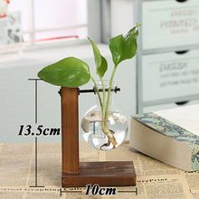 Load image into Gallery viewer, Terrarium Wooden Plant Vase