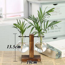 Load image into Gallery viewer, Terrarium Wooden Plant Vase