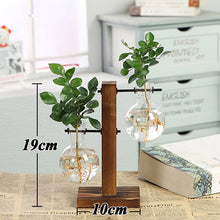 Load image into Gallery viewer, Terrarium Wooden Plant Vase